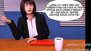 Big ass teacher gets creampied by principal's BBC