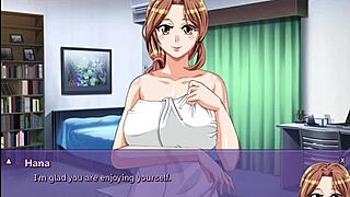 my neighbor gets a handjob from my wife in hana ntr game 😏