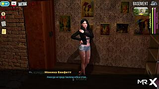 fashionbusiness ep1 92 shows off breasts to a new friend in 3d cartoon style.