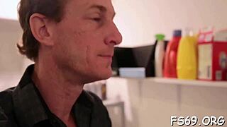 Sweet Babe Sucks and Rides Big Cock!