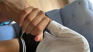 I'm fucking my best friend in schoolgirl outfit and cumming in her ass.