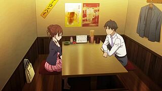 秘书在动漫场景中展示超出预期的更多