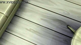 In The Sims hentai, young girl feels overwhelming pleasure from alien monster creampie in tight pussy.