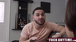 stepbro fucks stepsister for a month after winning the game