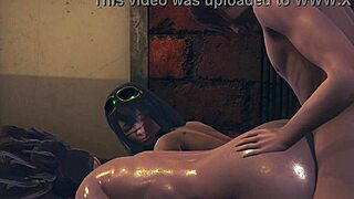 Froppy and Momo Threesome Creampie in My Hero Academia Hentai