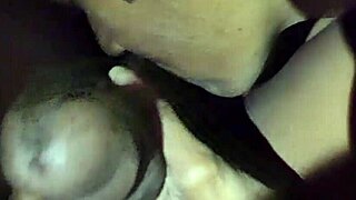 bbc dick sucking 3 in car with sloppy blowjob