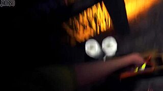 Goth European Trick Or Treating With Big Tits In 3D?