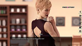 All Sex Scenes of Nora - Dreams of Desires Game - Alex Fucking All 3 Holes of Nora in Ladies Washroom!