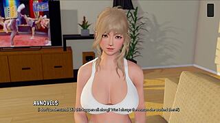 Ripples 46 got me hooked with curvy anime action. Big tits and ripped clothes in cute hentai game!