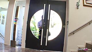 Skinny Ebony Teen Meets Stranger In Roleplay