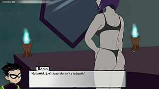 raven masturbates in the game