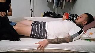 the best blowjob from this huge ass curvy tattooed milf