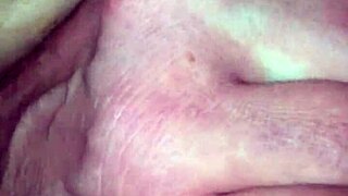 She's bent over, big pussy lips spread for deep assfucking in doggystyle.