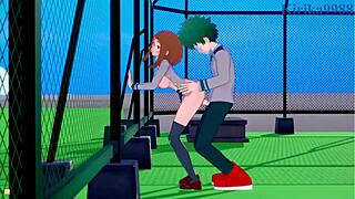 Ochako Uraraka And Izuku Midoriya Intense Sex - My Hero Academia Hentai