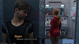 stranded in space 72, almost busted by curvy indian milf with huge tits