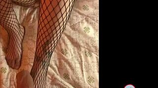 i asked my friend for a big dick with her feet in pantyhose