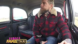 Sexy Englishman pays for czech taxi ride with cum after blowjob.