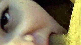 This girl can't get enough of daddy's cock with deep gagging