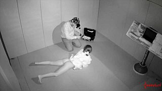 Damn, this bound kinky slut is sucking dick like a pro under domination!