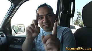 trina michaels gets bent over for a hardcore doggystyle fuck and bukkake! 😈