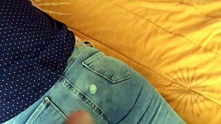 Stepson caught me masturbating, begged to cum in my ass, I said ok! 😜