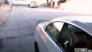 blonde pornstar helps homeless guy with her tight pussy 😍