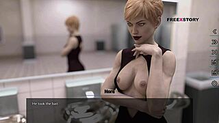 All Sex Scenes of Nora - Dreams of Desires Game - Alex Fucking All 3 Holes of Nora in Ladies Washroom!