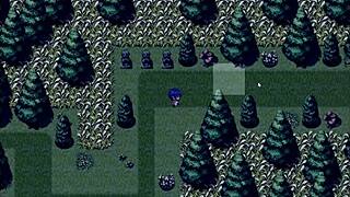 Tanned girl Natsuki pees in forest during hentai game episode 9