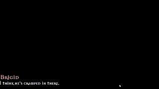 tomboy love in hot forge hentai game ep 2 risky blowjob under the table in public