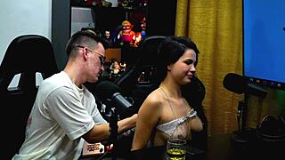 Natasha Naturista Kisses Ruan Passionately by the Sea in Public