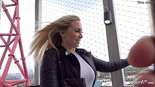 German Scout - Big Ass and Boobs MILF Karlie Pickup and Rough Fuck on Street