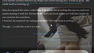 Let's play with a nymphomaniac's phone and fuck her ass 😈