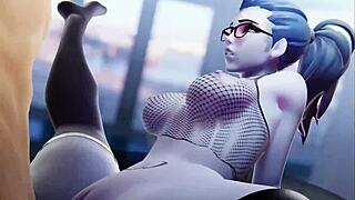 Widowmaker shines in this ultimate anime hentai compilation