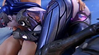 Widowmaker shines in this ultimate anime hentai compilation