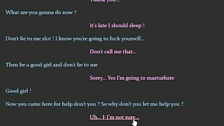 Let's play with a nymphomaniac's phone and fuck her ass 😈