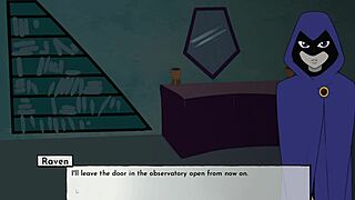 raven masturbates in the game