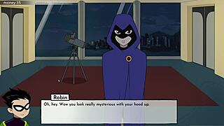 raven masturbates in the game