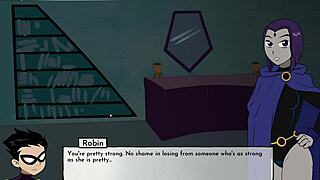 raven masturbates in the game