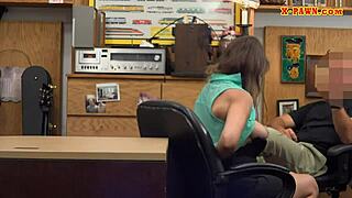 Pervert Pawn Guy Drills Busty Woman