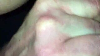 She's bent over, big pussy lips spread for deep assfucking in doggystyle.