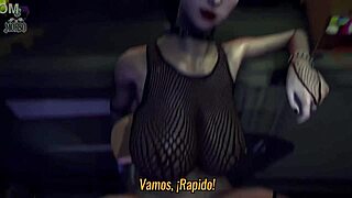 Goth European Trick Or Treating With Big Tits In 3D?