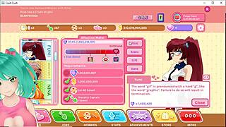 Cute Anime VTuber Plays Uncensored Crush Crush with Hentai Vibes 😍