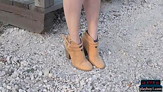 latina model salena storm strips petite 18+ body revealing ass and tits