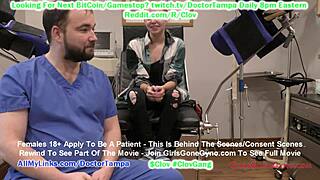 watch ava siren 1st gyno exam as doctor tampa examines her