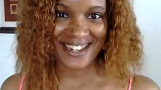 Innocent ebony teen from Philly kneels to suck white cock in raw encounter.