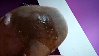 your boss wasn't happy so she dominated you with her big tits