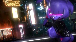 Bonnie from FNF dances to K-pop Queen Card.