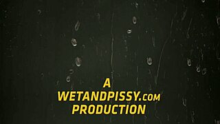 Man is pissing on beautiful faces