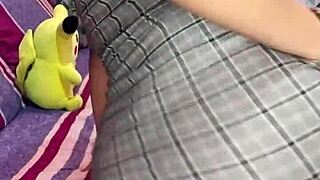 Desperate latina amateur masturbates to intense squirting orgasm