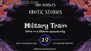 listen to this military train erotic audio for women